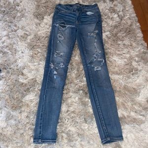 American eagle ripped jeans